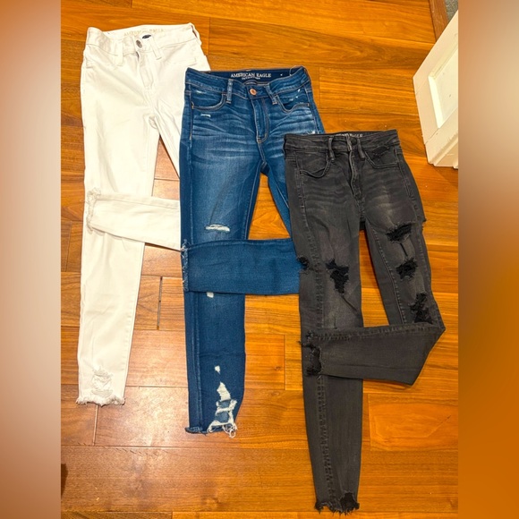 American Eagle Outfitters Women's Skinny Jeggings Lot of 8 Pairs in Size 2 - Picture 6 of 10